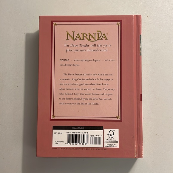 🌈2/$8  The Voyage of the Dawn Treader #3 in The Chronicles of Narnia - Picture 2 of 12